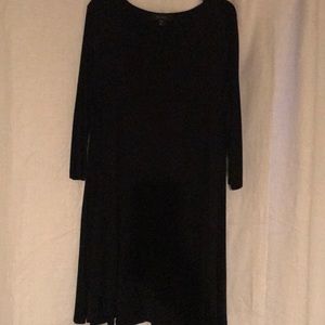 Karen Kane black xl swing dress 3/4 length sleeve